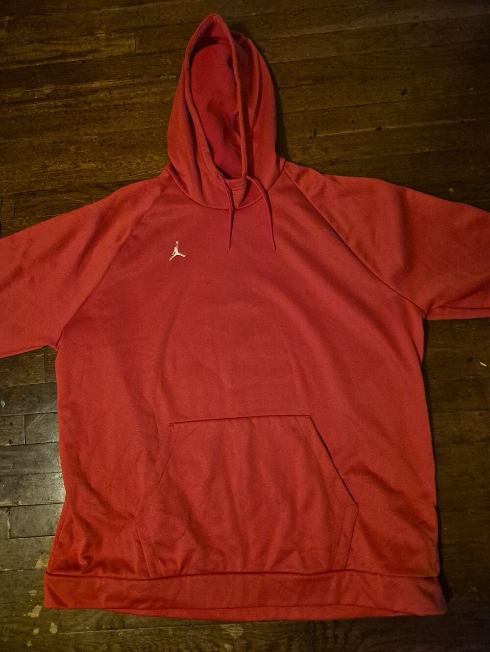 Jordan Mens Sz 4XL Red Pullover Hoodie with Embroidered Jumpman BNWT